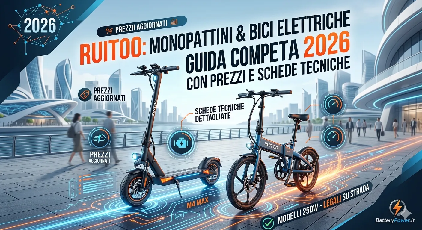 Monopattino Ruitoo T3 Max 3000W offerte 2026.
