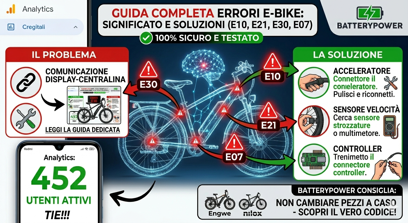 GUIDA COMPLETA ERRORI E-BIKE