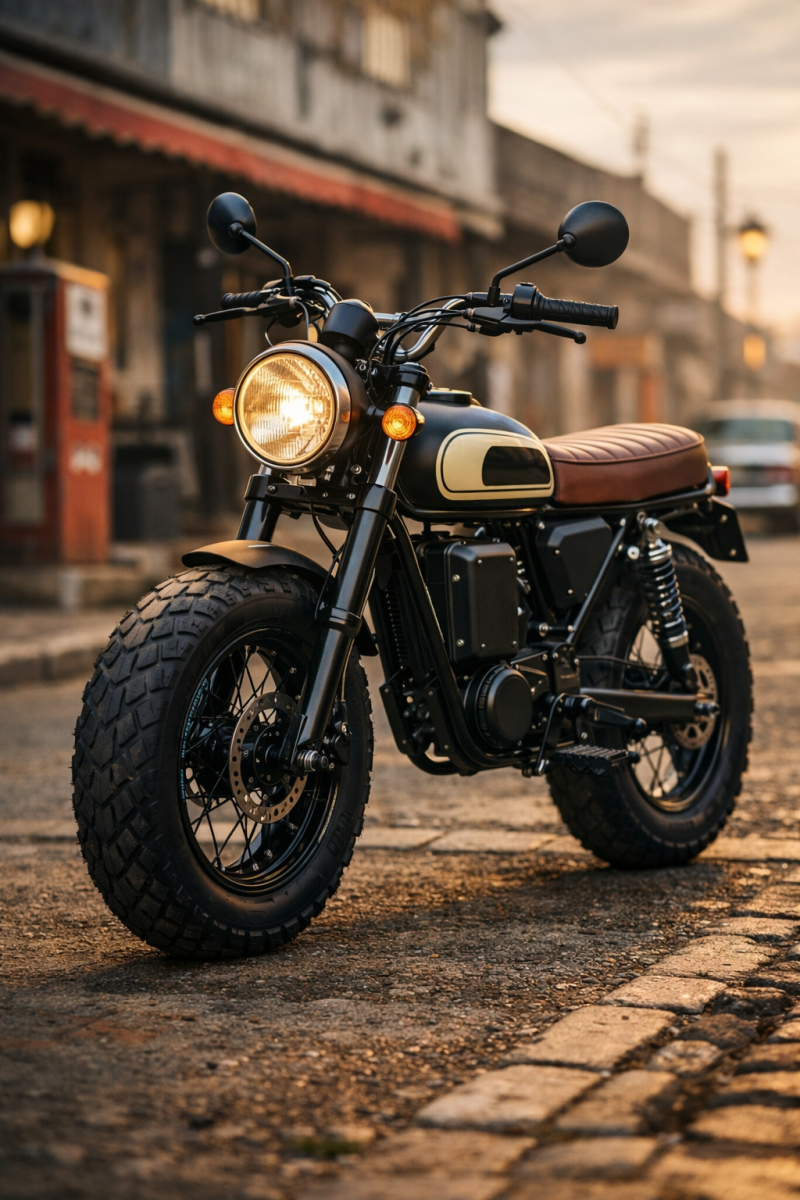 bici vintage stile moto