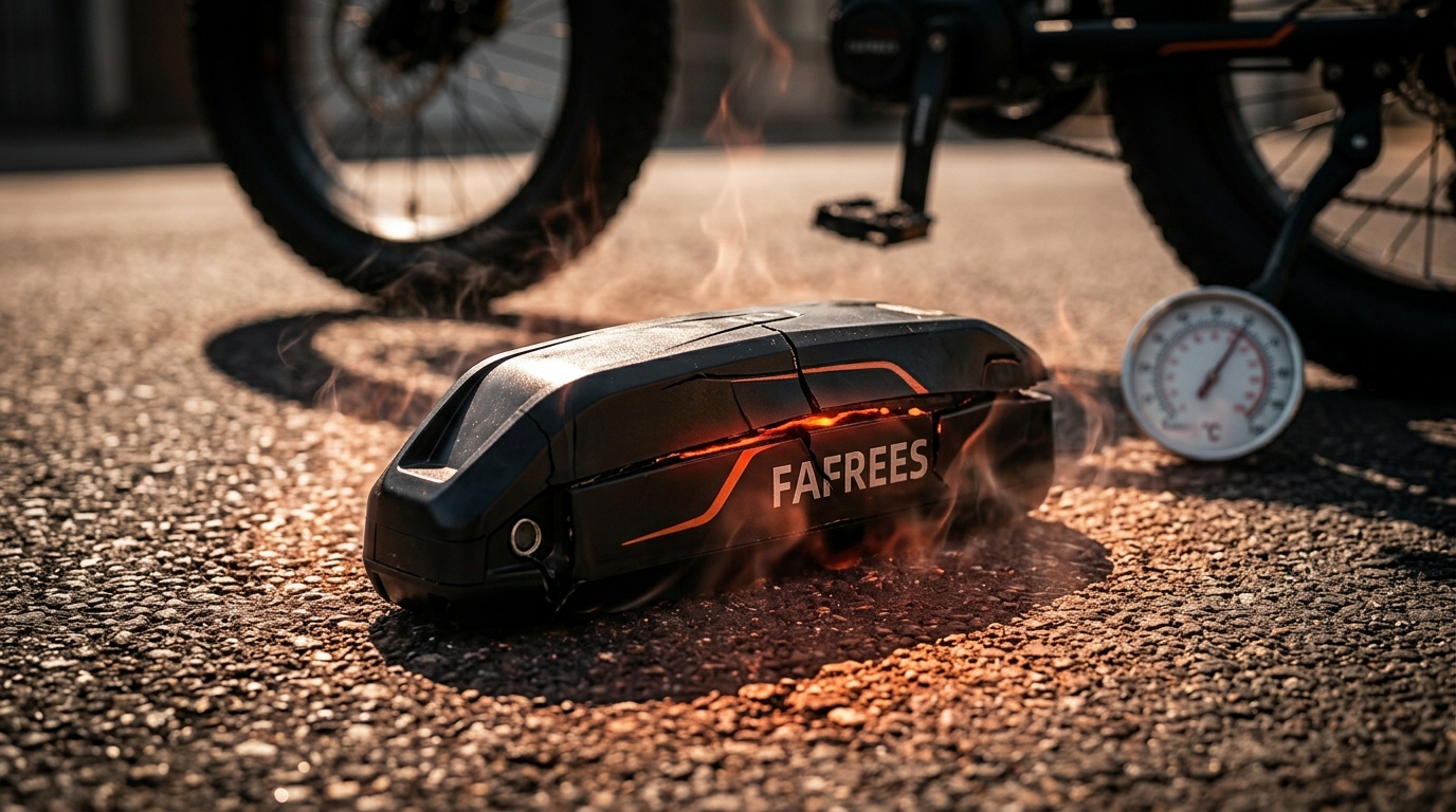 batterie ebike ricarica estate sicurezza