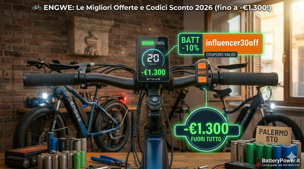 🚲 ENGWE: Le Migliori Offerte e Codici Sconto 2026 (fino a -€1.300!)