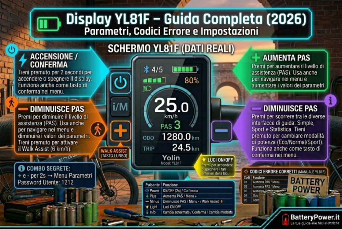 YL81F-TASTI E FUNZIONI
