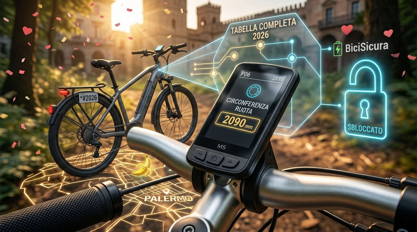 Circonferenza Ruota e-bike